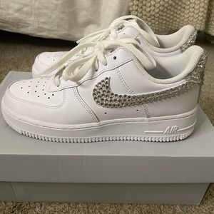 Jeweled Nike Air Force Ones